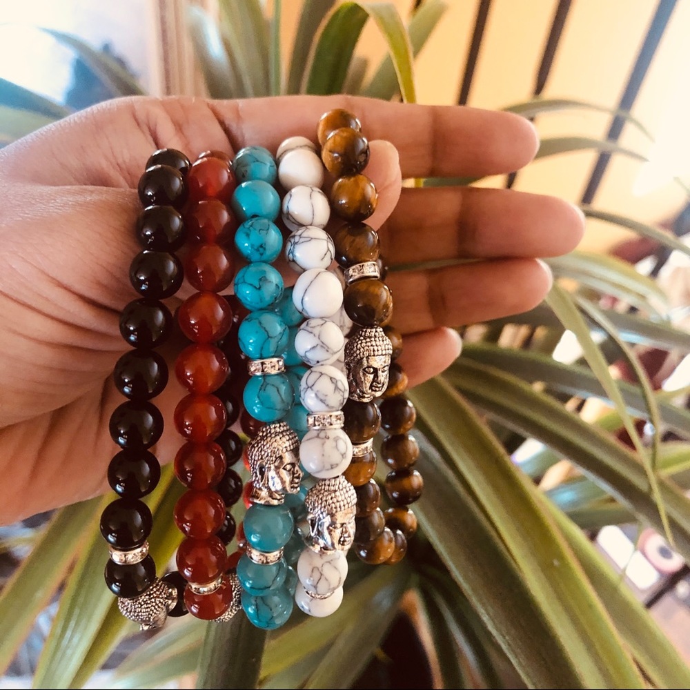 Beaded Budha bracelets